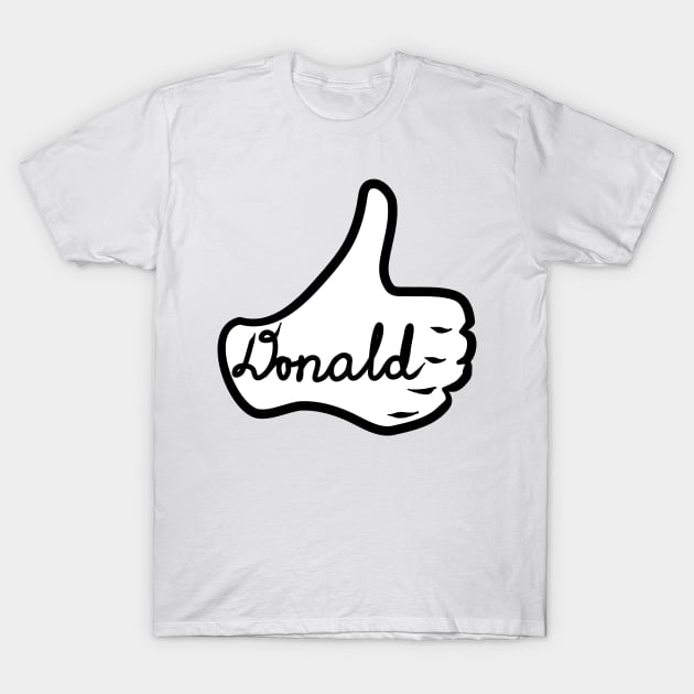 Men name Donald T-Shirt by grafinya